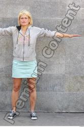 Whole Body Woman T poses White Casual Average